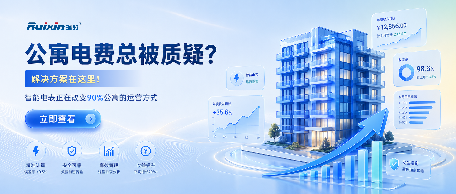 赋能租赁・智享透明：公寓智能电表应用全景反馈